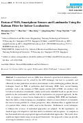 Cover page: Fusion of WiFi, Smartphone Sensors and Landmarks Using the Kalman Filter for Indoor Localization