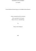 Cover page: Prenatal Ambient Pesticide Exposure and Childhood Retinoblastoma