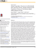 Cover page: Global Population Structure of a Worldwide Pest and Virus Vector: Genetic Diversity and Population History of the Bemisia tabaci Sibling Species Group