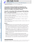 Cover page: Comparable on‐therapy mortality and supportive care requirements in Black and White patients following initial induction for pediatric acute myeloid leukemia