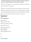 Cover page: Postoperative hearing preservation in patients undergoing retrosigmoid craniotomy for resection of vestibular schwannomas: A meta-analysis of 1,249 patients