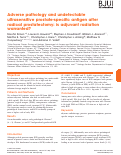 Cover page: Adverse pathology and undetectable ultrasensitive prostate‐specific antigen after radical prostatectomy: is adjuvant radiation warranted?