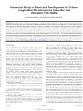 Cover page: Numerical Study of Bond and Development of Column Longitudinal Reinforcement Extended into Oversized Pile Shafts