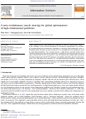 Cover page: A new evolutionary search strategy for global optimization of high-dimensional problems