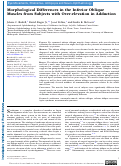 Cover page: Morphological Differences in the Inferior Oblique Muscles from Subjects with Over-elevation in Adduction