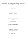 Cover page: The role of energy reservoirs in distributed computing: Manufacturing, implementing, and optimizing energy storage in energy-autonomous sensor nodes