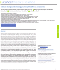 Cover page: Climate change and oncology nursing: the African perspective.