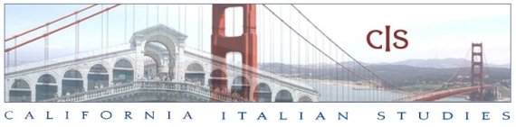 California Italian Studies banner