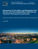 Cover page: Assessment of Two Water and Wastewater Price Sources and Their Applicability in Determining Trends for Planning and Conservation