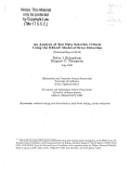 Cover page: An analysis of test data selection criteria using the RELAY model of error detection