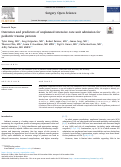 Cover page: Outcomes and predictors of unplanned intensive care unit admission for pediatric trauma patients.