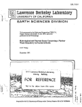 Cover page: Hydrological and Thermal Issues Concerning a Nuclear Waste Repository in Fractured Rocks