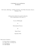 Cover page: Soil Genesis, Hydrology, and Biogeochemistry of the White Mountains, Eastern California, USA