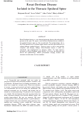 Cover page: Rosai-Dorfman Disease Isolated to the Thoracic Epidural Spine.