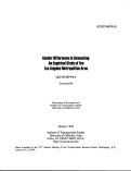 Cover page: Gender Differences in Commuting: An Empirical Study of the Los Angeles Metropolitan Area