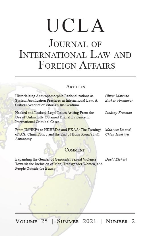 UCLA Journal of International Law and Foreign Affairs