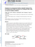 Cover page: Streptococcus pneumoniae Sialidase SpNanB-Catalyzed One-Pot Multienzyme (OPME) Synthesis of 2,7-Anhydro-Sialic Acids as Selective Sialidase Inhibitors