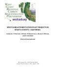 Cover page: WESTCARB afforestation pilot projects in Shasta County, California
