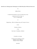 Cover page: Interference Management Techniques for Multi-Standard Wireless Receivers