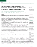 Cover page: Cardiovascular risk assessment in the treatment of nonalcoholic steatohepatitis: a secondary analysis of the MOZART trial.
