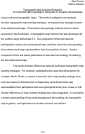 Cover page: Topographic Map Learning Strategies