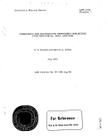 Cover page: FREQUENCY AND WAVEVECTOR DEPENDENT DIELECTRIC FUNCTION FOR Ge, GaAs, AND ZnSe