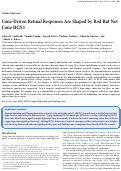 Cover page: Cone-Driven Retinal Responses Are Shaped by Rod But Not Cone HCN1.