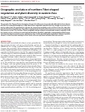 Cover page: Orographic evolution of northern Tibet shaped vegetation and plant diversity in eastern Asia