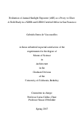 Cover page: Evaluation of Annual Sunlight Exposure (ASE) as a Proxy to Glare: A Field Study in a NZEB and LEED Certified Office in San Francisco