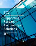Cover page: University of California | Supporting Research, Partnerships, Solutions | Research Grants Program Office 2015