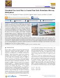 Cover page: Simulated Sea Level Rise in Coastal Peat Soils Stimulates Mercury Methylation