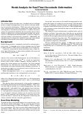 Cover page: Modal analysis for real-time viscoelastic deformation