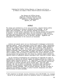 Cover page: Studying the Problem Solving Behavior of Experts and Novices in Physics Via Computer-Bassed Problem-Analysis Environments