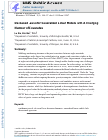 Cover page: Debiased lasso for generalized linear models with a diverging number of covariates.