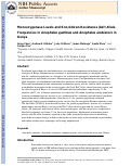 Cover page: Monooxygenase Levels and Knockdown Resistance (kdr) Allele Frequencies in Anopheles gambiae and Anopheles arabiensis in Kenya