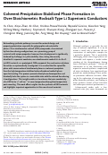 Cover page: Coherent-Precipitation-Stabilized Phase Formation in Over-Stoichiometric Rocksalt-Type Li Superionic Conductors.
