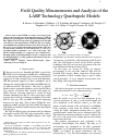 Cover page: Field Quality Measurements and Analysis of the LARP Technology Quadrupole Models