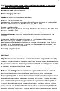 Cover page: Normative model of peer review - Qualitative assessment