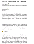 Cover page of MapSpace: POI-based Multi-Scale Global Land Use Modeling