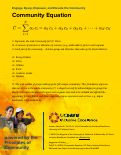 Cover page of Community Equation