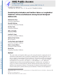 Cover page: Examining Discrimination and Familism Values as Longitudinal Predictors of Prosocial Behaviors Among Recent Immigrant Adolescents.