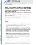 Cover page: Changes in perceived harms of tobacco and cannabis and their correlations with use: A panel study of young adults 2014–2020