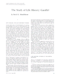 Cover page: The Study of Life History: Gandhi