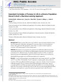 Cover page: Important Correlates of Purpose in Life in a Diverse Population-Based Cohort: A Machine Learning Approach