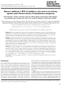 Cover page: Rhesus θ-defensin-1 (RTD-1) exhibits in vitro and in vivo activity against cystic fibrosis strains of Pseudomonas aeruginosa