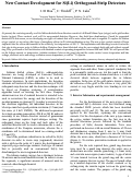 Cover page: New contact development for Si(Li) orthogonal-strip detectors