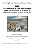 Cover page: Can People and Pinnipeds Share the Same Space? An Exploration Into the Role of Signage at Pinniped Viewing Sites and a Proposal for the Future of Harbor Seals at Children's Pool Beach, La Jolla, CA
