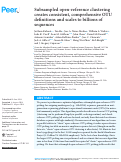 Cover page: Subsampled open-reference clustering creates consistent, comprehensive OTU definitions and scales to billions of sequences