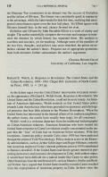 Cover page: Richard E. Welch, Jr. <em>Response to Revolution: The United States and the Cuban Revolution, 1959 - 1961</em>. Chapel Hill: University of North Carolina Press, 1985. ix + 243 pp.