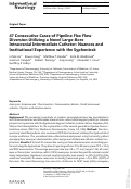 Cover page: 47 Consecutive Cases of Pipeline Flex Flow Diversion Utilizing a Novel Large-Bore Intracranial Intermediate Catheter: Nuances and Institutional Experience with the Syphontrak